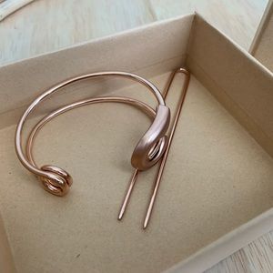 Bun cuff rose gold